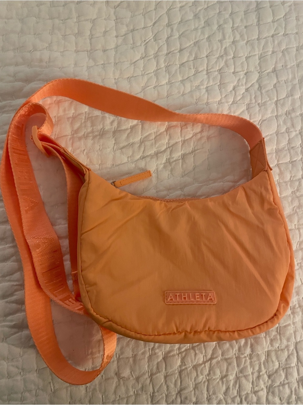 Athleta Bright Orange Crossbody Bag